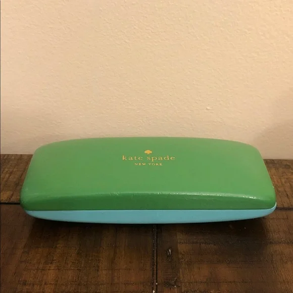Kate Spade Vibrant Green and Blue Eyewear Case - Picture 2 of 8